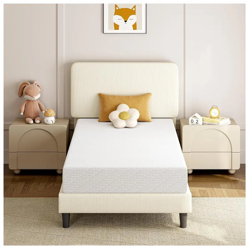 8" Twin 3 Foam Layer Cooling Gel Memory Foam Mattresses 1