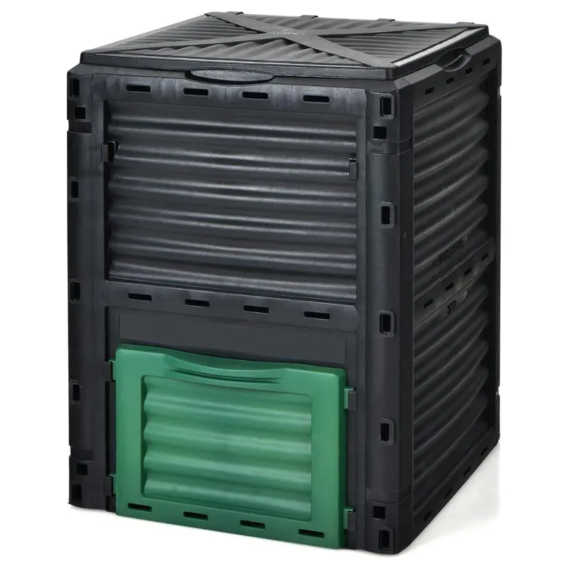 80-Gallon Outdoor Compost Bin W/ Lid (2 Colors) 1