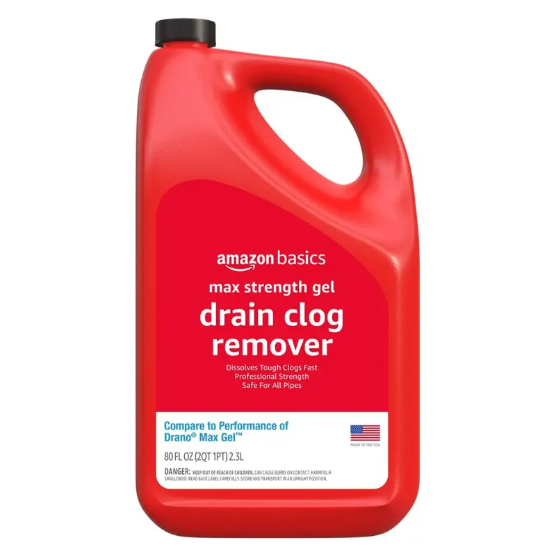 80-Oz Amazon Basics Max Strength Drain Clog Remover Gel 1