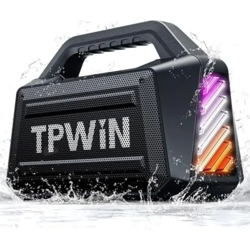80W Portable Ipx6 Waterproof Bluetooth 5.3 Loud Rugged Speakers 1