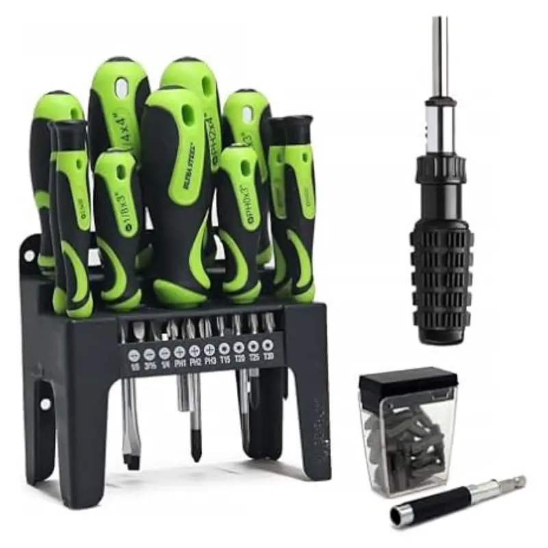 81-Piece Ultra Steel Tool Set With Magnetic Driver Bits 1