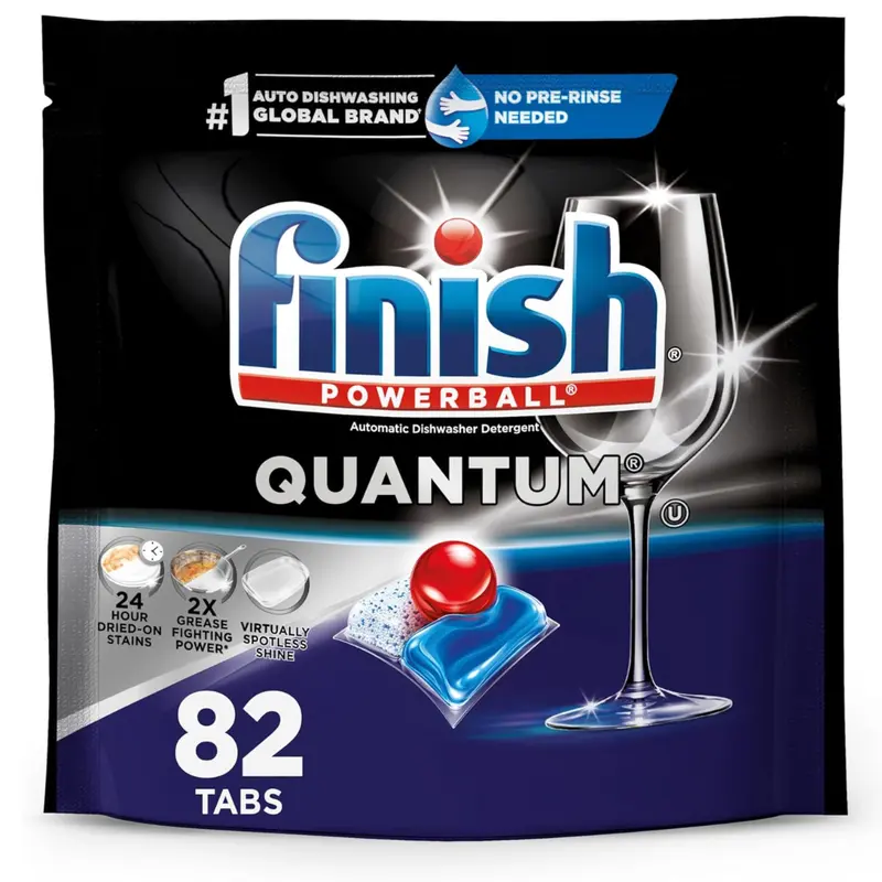 82-Count Finish Powerball Quantum Dishwasher Detergent Pods 1