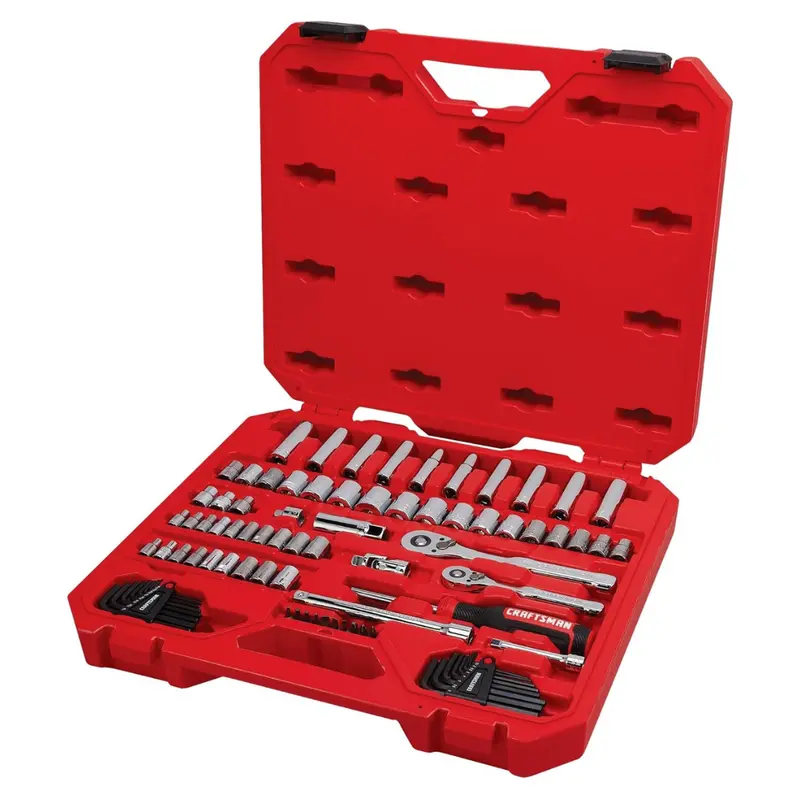 83-Piece Craftsman Sae/Metric Mechanics Hand Tool & Socket Set 1