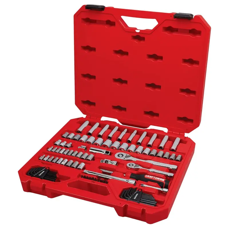 83-Piece Craftsman Sae/Metric Mechanics Hand Tool & Socket Set 1