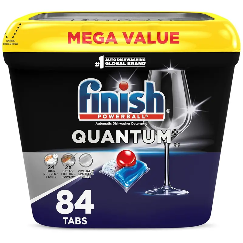 84-Count Finish Quantum Detergent Pods 1