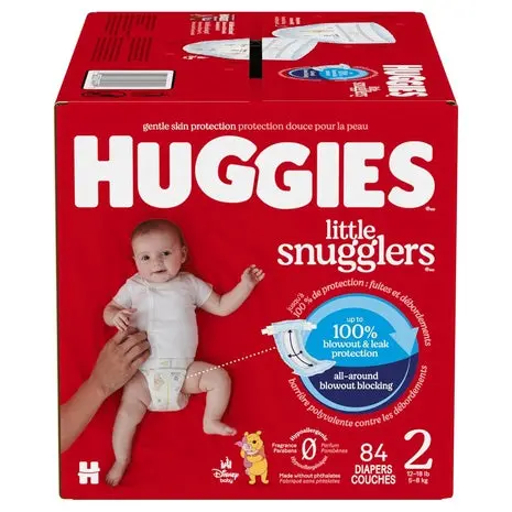 84 Huggies Little Snugglers Size 2 Diapers 1