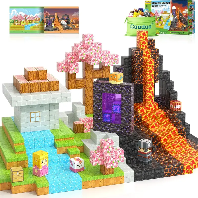 84-Pieces Magnet World Magic Portal Building Blocks Toys Set 1