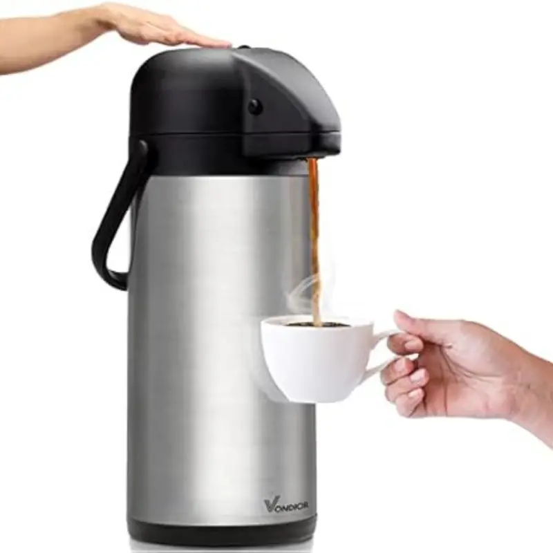 85 Oz (2.5L) Airpot Coffee Carafe With Pump 1
