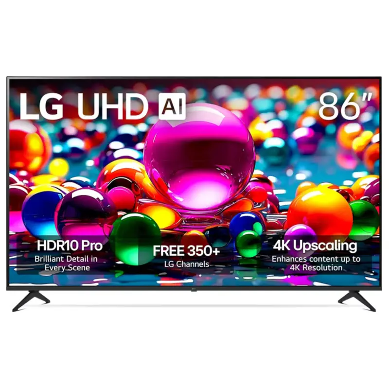 86" Lg 86Ua7700pua Ai 4K Ultra Hdr Smart Webos Led Tv (2025) 1