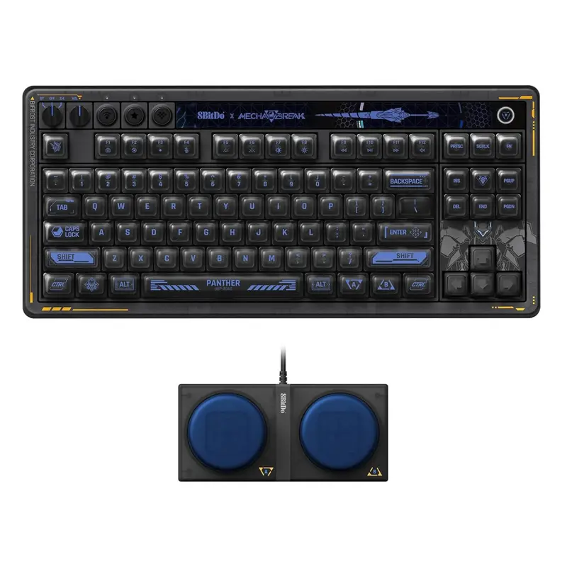 8Bitdo Retro 87 Mechanical Keyboard W/ Hot-Swappable Kailh Switches 1