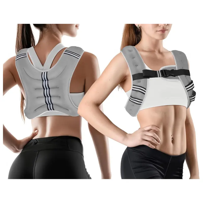 8Lbs Win4all Adjustable Women Weight Vest (Grey) 1