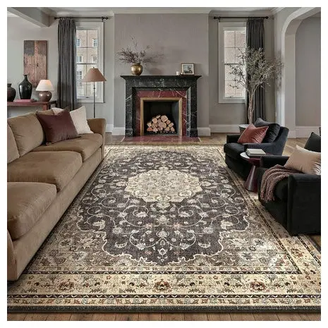8X10 Washable Area Rug 1