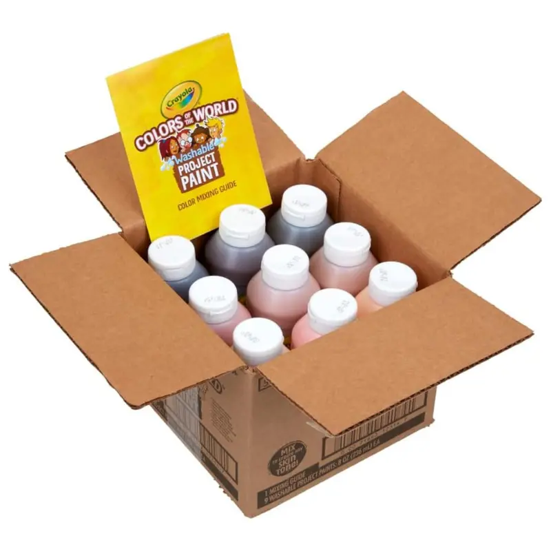 9-Count Crayola Colors Of The World Washable Paint 1