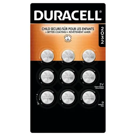 9 Duracell 2032 3V Lithium Battery 1