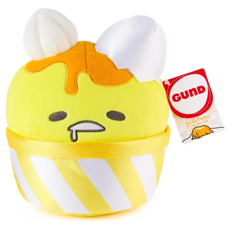 9" Gund Sanrio Gudetama Ice Cream Cup Plush 1