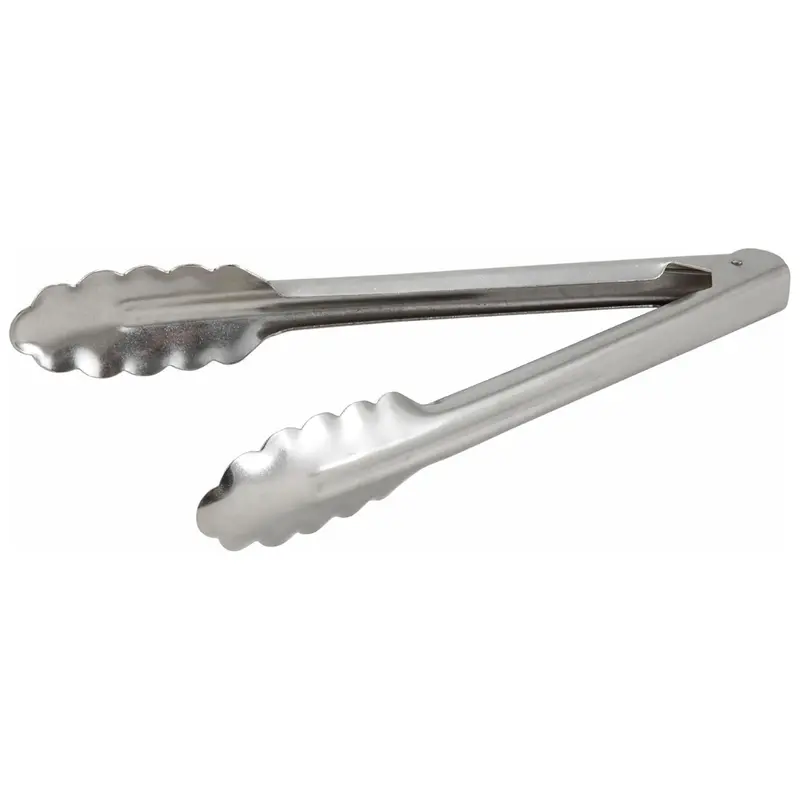 9" Winco Heavyweight Stainless Steel Utility Tongsy Tong 1
