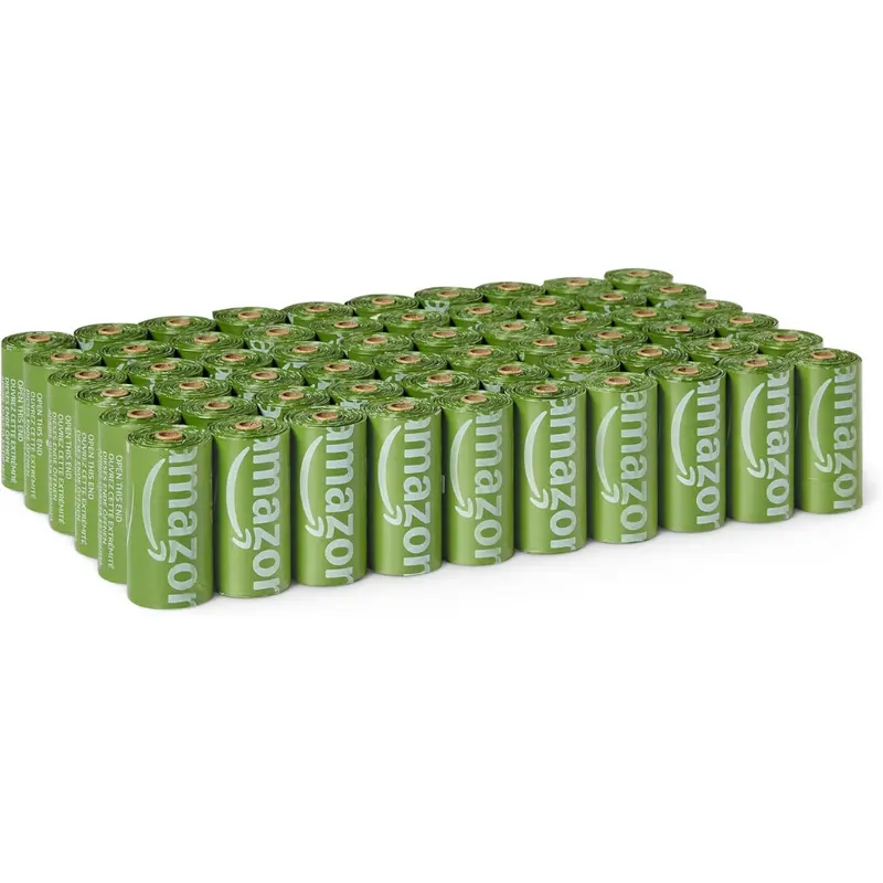 900-Pack Amazon Basics 70% Recycled Waste Bag 1