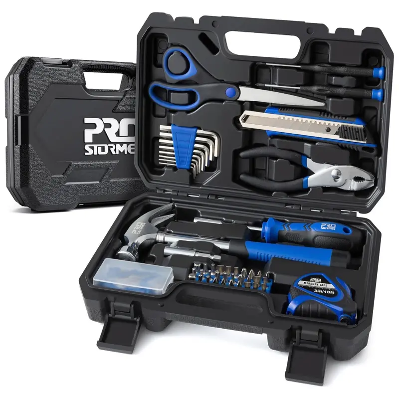 93-Piece Basic Household Repair Tool Set With Case 1