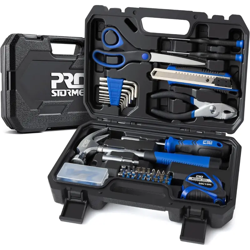 93-Piece Basic Household Repair Tool Set With Case 1