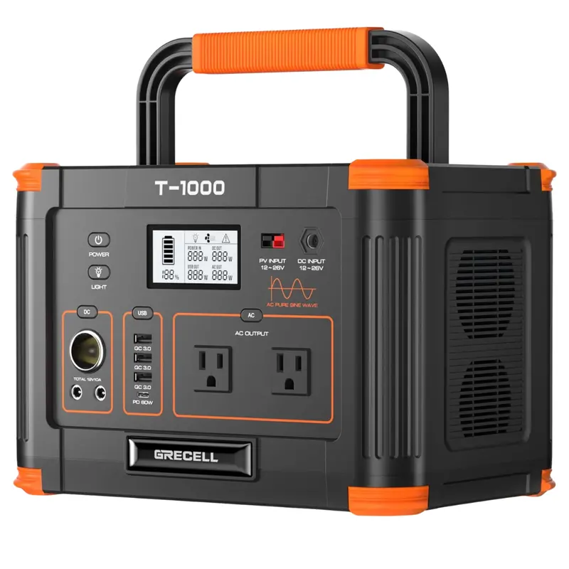 999Wh Solar Generator 1000W Power Station With 60W Usb-C Pd Output 1