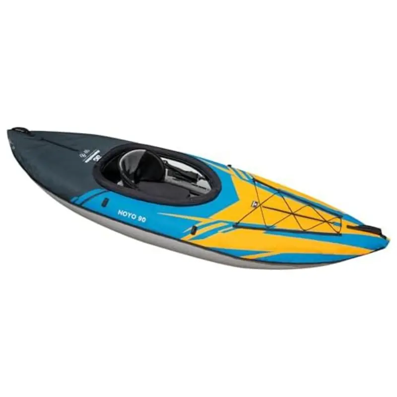 9Ft X 35" Aquaglide Noyo 90 1-Person Inflatable Kayak With Cover 1