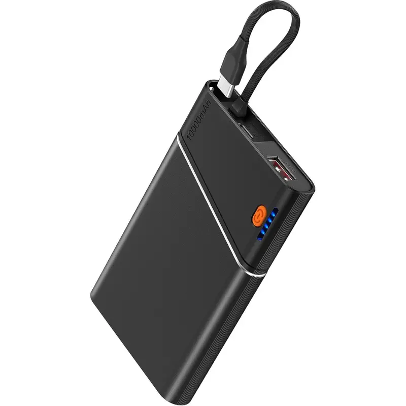 Aaoyun 10000Mah 22.5W Pd Portable Charger Power Bank W/Cable (3 Colors) 1