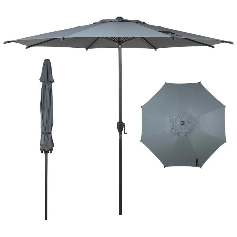 Abba Patio 9Ft Lyon Outdoor Patio Umbrella (Various) 1