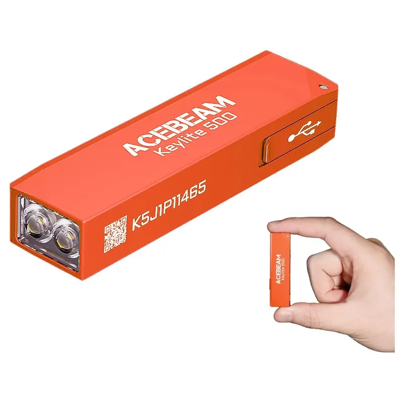 Acebeam Keylite 500 Rechargeable High Lumens Keychain Flashlight 1