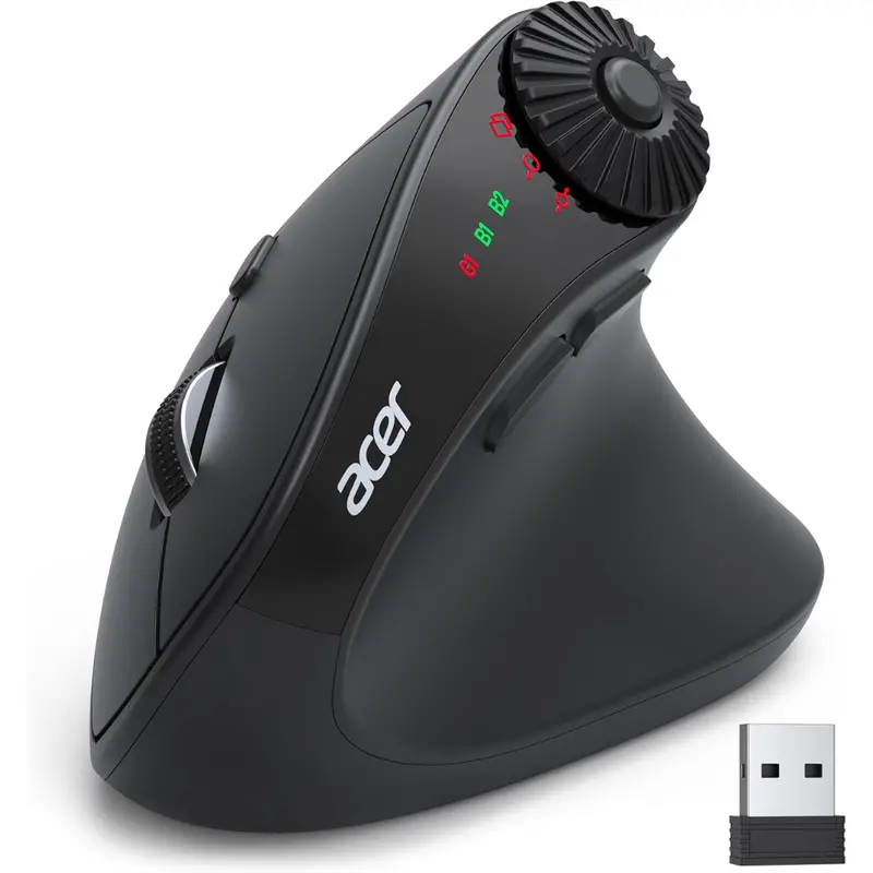 Acer Side Scroll Wheel Ergonomic Wireless Mouse 1