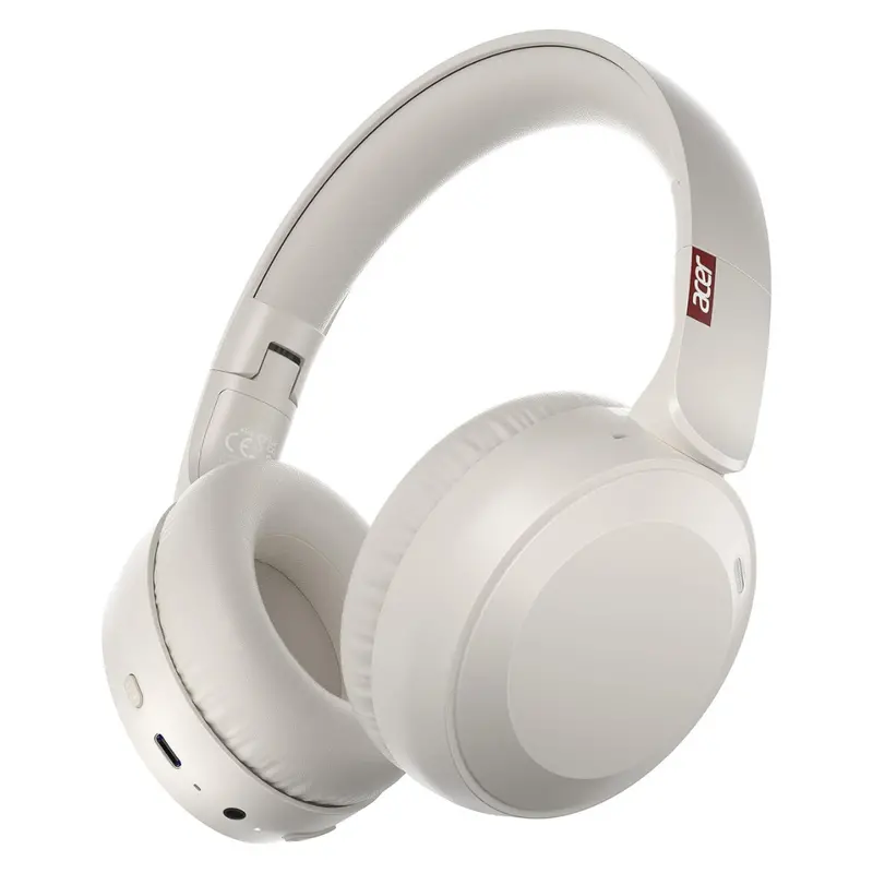 Acer Wireless Foldable Over-Ear Headphones W/ Memory Foam Earpads 1