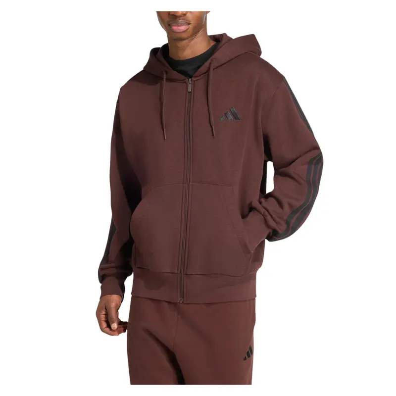 Adidas Men's Essentials 3-Stripes Fleece Hoodie 1