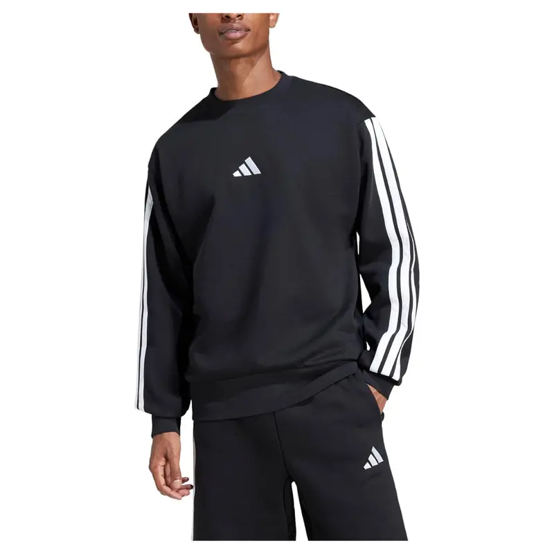 Adidas Men's Essentials 3-Stripes Fleece Sportswear Sweatshirt 1