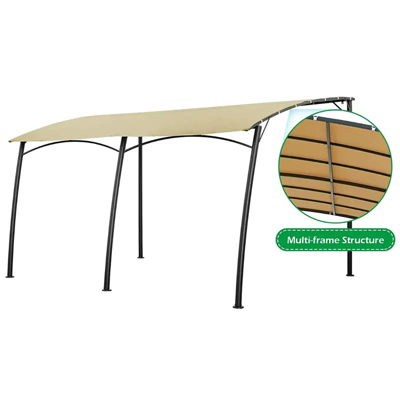 Aecojoy 13Ft X 10Ft Outdoor Wall Mounted Gazebo 1
