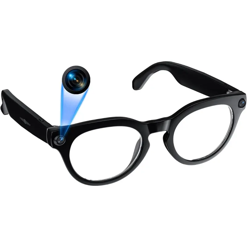 Ai Smart Glasses With 8Mp Camera, Real-Time Translation & Open-Ear Bluetooth Audio 1