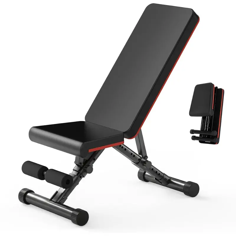 Aidoly Adjustable Foldable Weight Bench W/ 795-Lb Capacity 1