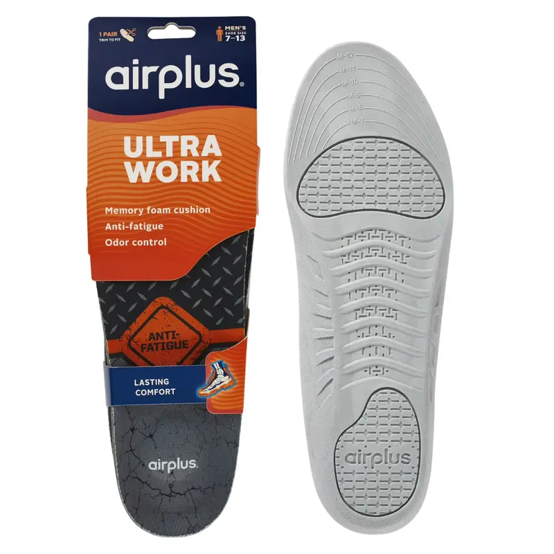 Airplus Men's Ultra Work Memory Foam Insoles 1