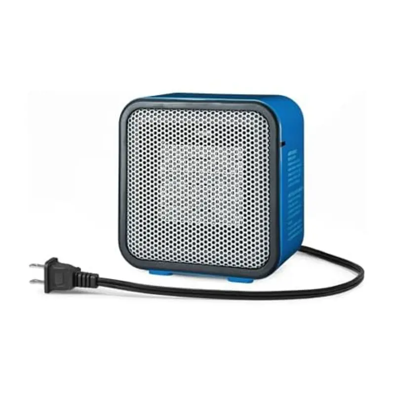 Amazon Basics 500-Watt Ceramic Small Space Personal Mini Heater 1
