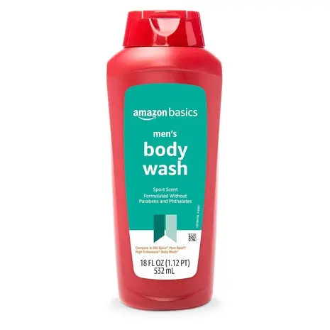 Amazon Basics Men's Sport Body Wash (18Oz) 1