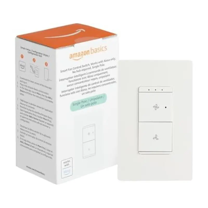 Amazon Basics Smart Ceiling Fan 4-Speed Control Switch 1