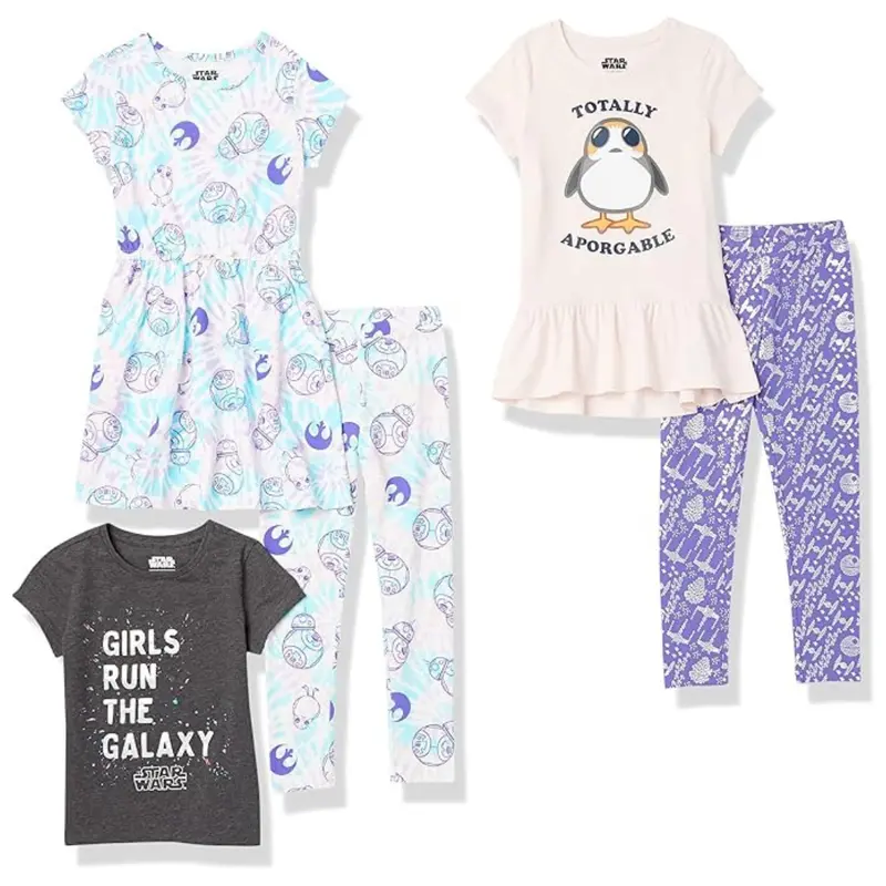 Amazon Essentials Girls & Toddlers' Mix-And-Match Outfit Set 1