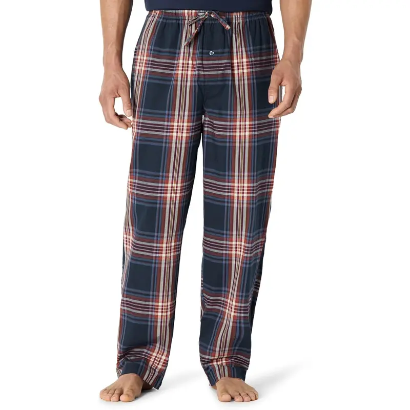 Amazon Essentials Men's Cotton Poplin Straight-Fit Pajama Pants (Various) 1
