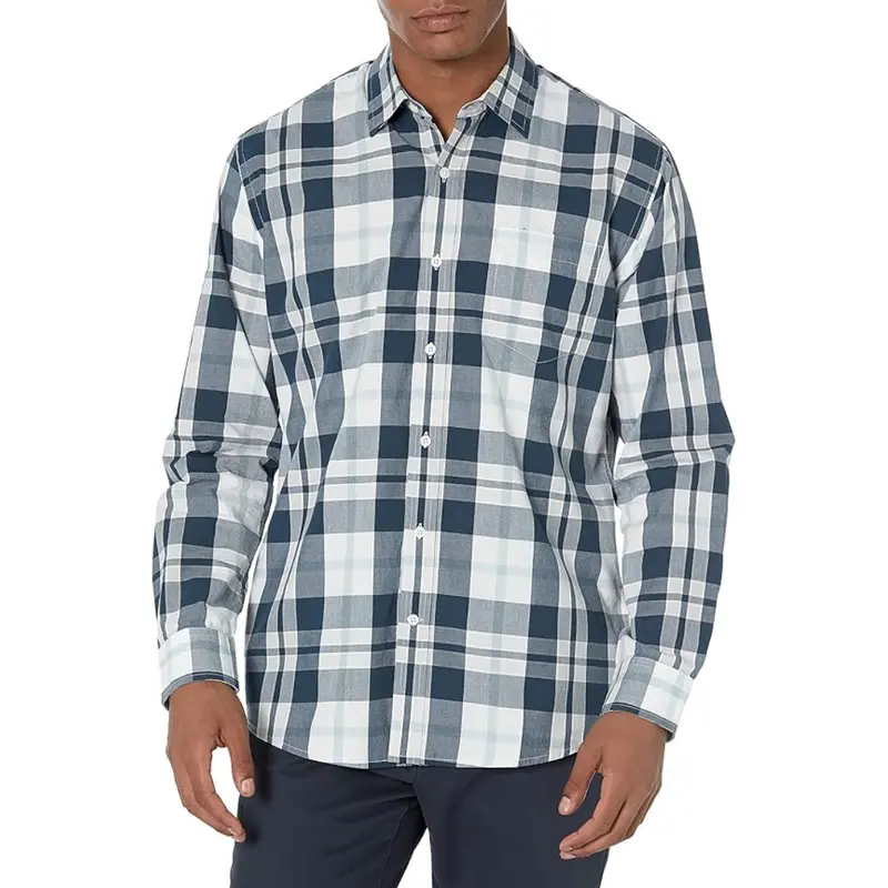 Amazon Essentials Men's Regular-Fit Poplin Shirt 1
