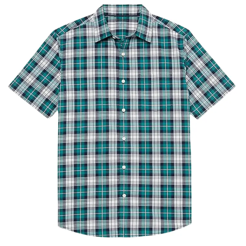 Amazon Essentials Men's Slim Fit Short Sleeve Poplin Shirt 1