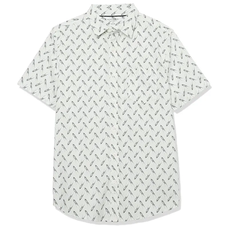 Amazon Essentials Men's Stretch Poplin Shirt 1
