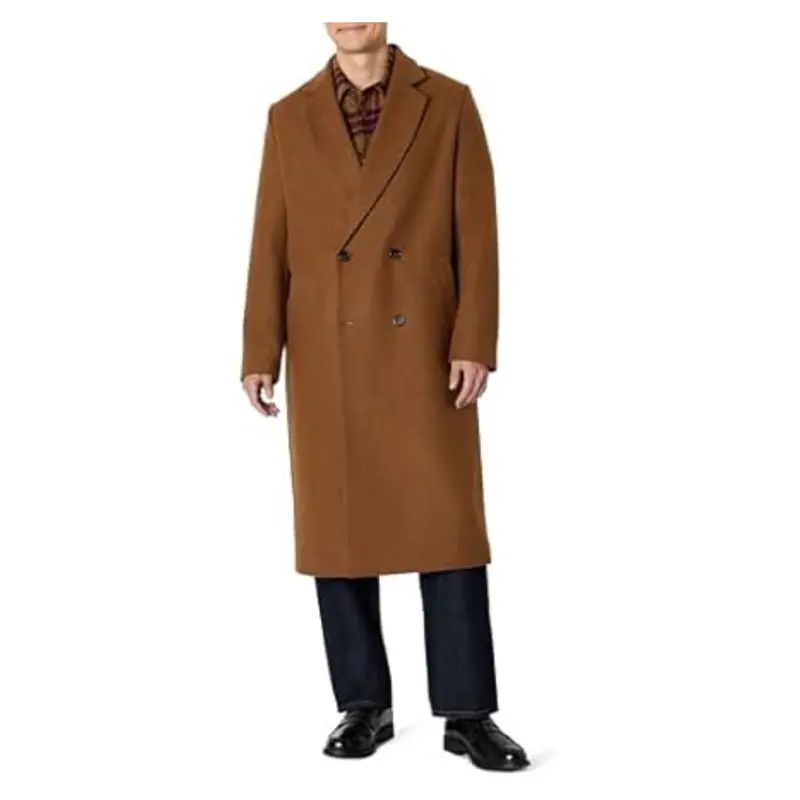 Amazon Essentials Men's Wool Blend Longline Topcoat (3 Colors) 1
