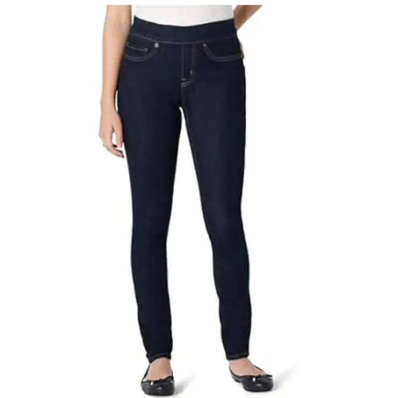 Amazon Essentials Women's Stretch Denim Pull-On Skinny Jeggings 1