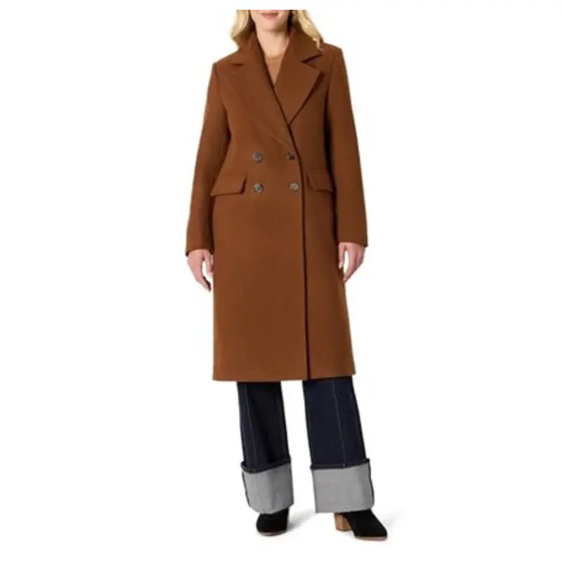 Amazon Essentials Women's Wool Blend Longline Coat 1