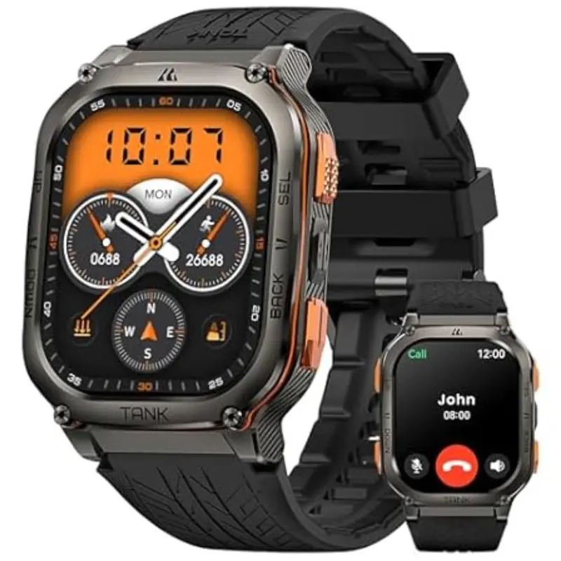 Amaztim Waterproof 6 Satellite Positioning/Compass Military Smartwaches 1