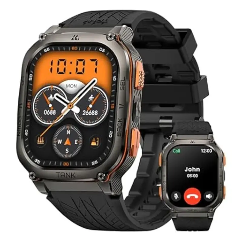 Amaztim Waterproof 6 Satellite Positioning/Compass Military Smartwaches 1