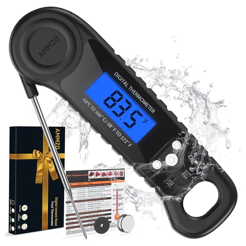 Ammzo Instant Read Food Thermometer With Backlight 1